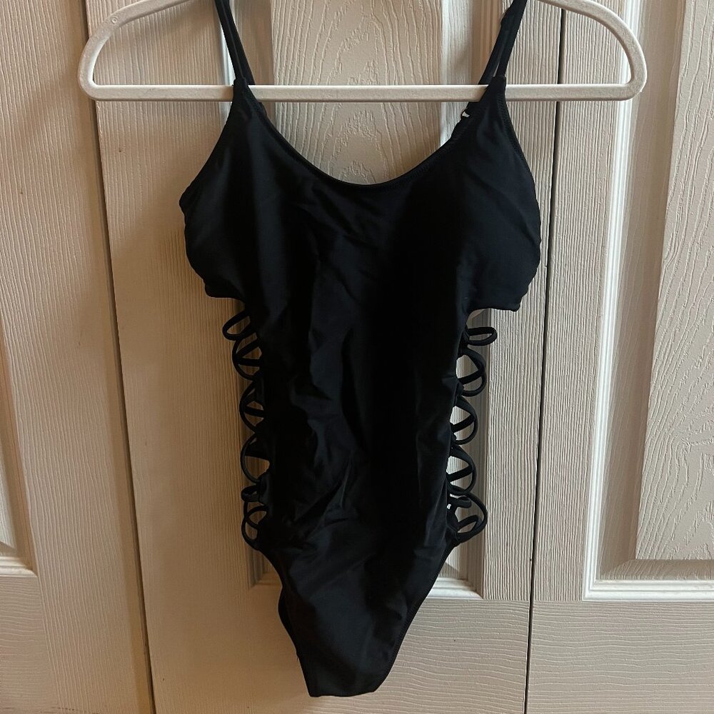 Abercrombie Black One Piece Swimsuit - Size XS